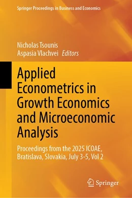 Abbildung von Tsounis / Vlachvei | Applied Econometrics in Growth Economics and Microeconomic Analysis | 1. Auflage | 2026 | beck-shop.de