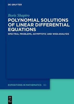 Abbildung von Shapiro | Polynomial Solutions of Linear Differential Equations | 1. Auflage | 2026 | beck-shop.de