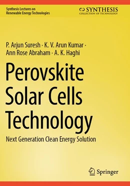 Abbildung von Suresh / Kumar | Perovskite Solar Cells Technology | 1. Auflage | 2026 | beck-shop.de