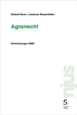Abbildung von Norer / Wasserfallen | Agrarrecht | 1. Auflage | 2026 | beck-shop.de