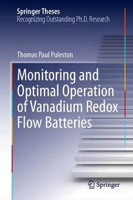 Abbildung von Puleston | Monitoring and Optimal Operation of Vanadium Redox Flow Batteries | 1. Auflage | 2026 | beck-shop.de