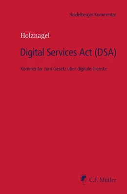 Abbildung von Baade / Holznagel | Digital Services Act (DSA) | 1. Auflage | 2026 | beck-shop.de