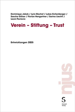 Abbildung von Jakob / Bischof | Verein-Stiftung-Trust | 1. Auflage | 2026 | beck-shop.de