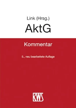 Abbildung von Link | AktG | 5. Auflage | 2027 | beck-shop.de