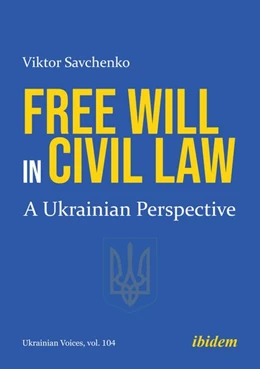 Abbildung von Savchenko | Free Will in Civil Law | 1. Auflage | 2026 | beck-shop.de