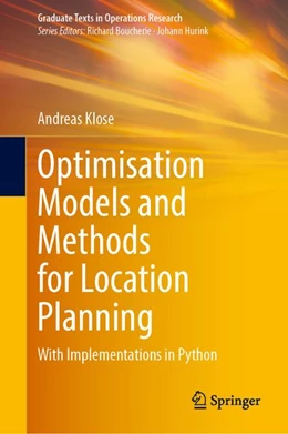 Abbildung von Klose | Optimisation Models and Methods for Location Planning | 1. Auflage | 2026 | beck-shop.de