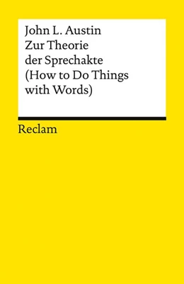 Abbildung von Austin | Zur Theorie der Sprechakte. (How to Do Things with Words) | 1. Auflage | 2026 | 14898 | beck-shop.de