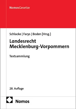 Abbildung von Schlacke / Boden | Landesrecht Mecklenburg-Vorpommern | 28. Auflage | 2026 | beck-shop.de
