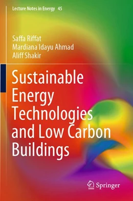 Abbildung von Riffat / Ahmad | Sustainable Energy Technologies and Low Carbon Buildings | 1. Auflage | 2025 | beck-shop.de