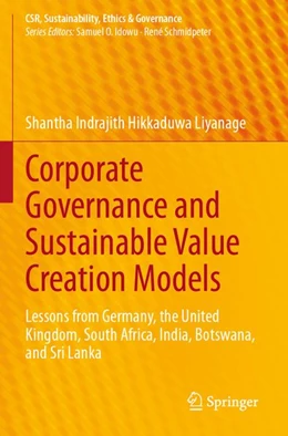 Abbildung von Liyanage | Corporate Governance and Sustainable Value Creation Models | 1. Auflage | 2026 | beck-shop.de