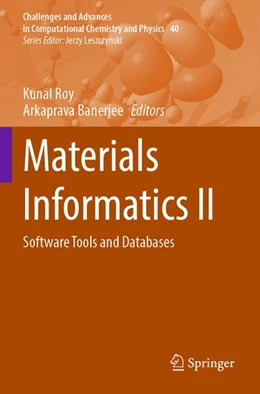 Abbildung von Roy / Banerjee | Materials Informatics II | 1. Auflage | 2026 | beck-shop.de