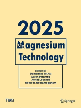 Abbildung von Tolnai / Palumbo | Magnesium Technology 2025 | 1. Auflage | 2026 | beck-shop.de