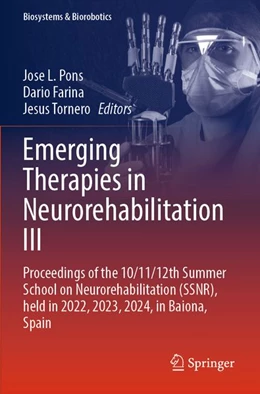 Abbildung von Pons / Farina | Emerging Therapies in Neurorehabilitation III | 1. Auflage | 2026 | beck-shop.de
