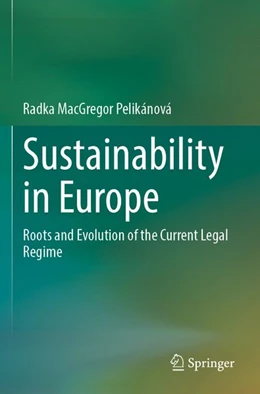 Abbildung von MacGregor Pelikánová | Sustainability in Europe | 1. Auflage | 2026 | beck-shop.de