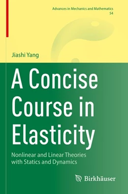 Abbildung von Yang | A Concise Course in Elasticity | 1. Auflage | 2026 | beck-shop.de