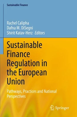 Abbildung von Calipha / DiSegni | Sustainable Finance Regulation in the European Union | 1. Auflage | 2026 | beck-shop.de