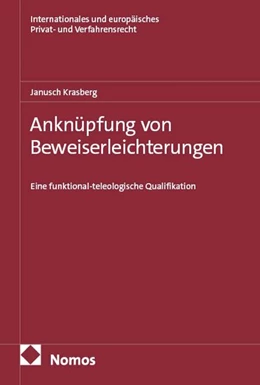 Abbildung von Krasberg | Anknüpfung von Beweiserleichterungen | 1. Auflage | 2026 | 49 | beck-shop.de