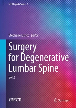 Abbildung von Litrico | Surgery for Degenerative Lumbar Spine | 1. Auflage | 2026 | beck-shop.de