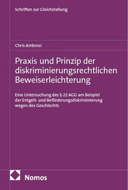 Abbildung von Ambrosi | Praxis und Prinzip der diskriminierungsrechtlichen Beweiserleichterung | 1. Auflage | 2026 | 61 | beck-shop.de