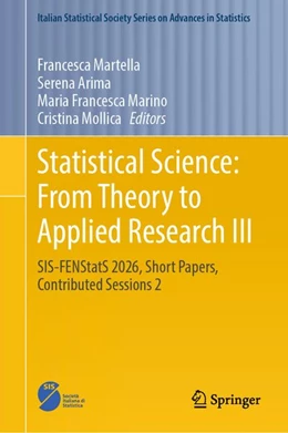 Abbildung von Martella / Arima | Statistical Science: From Theory to Applied Research III | 1. Auflage | 2026 | beck-shop.de