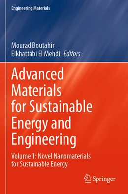 Abbildung von Boutahir / El Mehdi | Advanced Materials for Sustainable Energy and Engineering | 1. Auflage | 2026 | beck-shop.de
