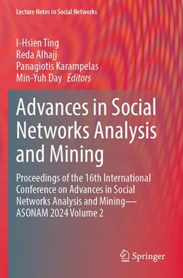 Abbildung von Ting / Alhajj | Advances in Social Networks Analysis and Mining | 1. Auflage | 2026 | beck-shop.de