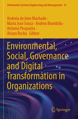 Abbildung von Machado / Sousa | Environmental, Social, Governance and Digital Transformation in Organizations | 1. Auflage | 2026 | beck-shop.de