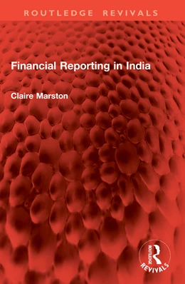 Abbildung von Marston | Financial Reporting in India | 1. Auflage | 2026 | beck-shop.de