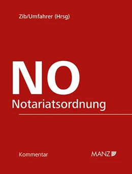 Abbildung von Zib / Umfahrer | Notariatsordnung | 1. Auflage | 2026 | beck-shop.de