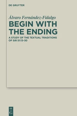 Abbildung von Fernández-Fidalgo | Begin with the Ending | 1. Auflage | 2026 | 71 | beck-shop.de