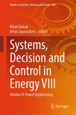 Abbildung von Babak / Zaporozhets | Systems, Decision and Control in Energy VIII | 1. Auflage | 2026 | beck-shop.de
