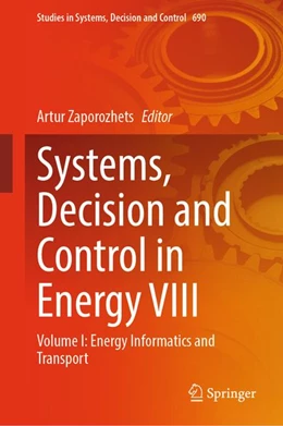 Abbildung von Zaporozhets | Systems, Decision and Control in Energy VIII | 1. Auflage | 2026 | beck-shop.de