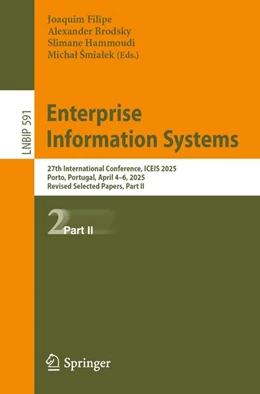 Abbildung von Filipe / Brodsky | Enterprise Information Systems | 1. Auflage | 2026 | beck-shop.de