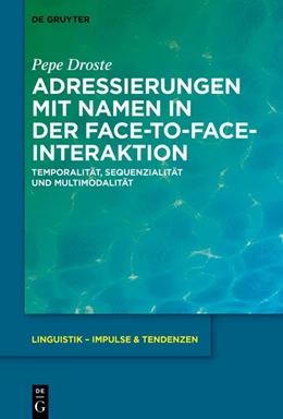 Abbildung von Droste | Adressierungen mit Namen in der face-to-face-Interaktion | 1. Auflage | 2026 | 111 | beck-shop.de