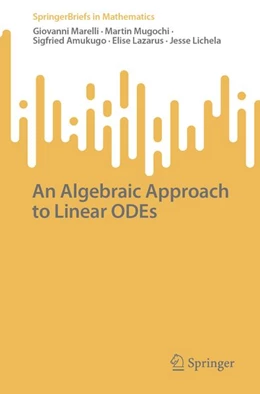 Abbildung von Marelli / Mugochi | An Algebraic Approach to Linear ODEs | 1. Auflage | 2026 | beck-shop.de