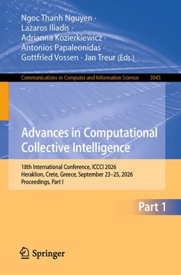Abbildung von Nguyen / Iliadis | Advances in Computational Collective Intelligence | 1. Auflage | 2026 | beck-shop.de