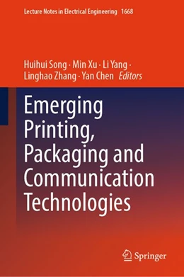 Abbildung von Song / Xu | Emerging Printing, Packaging and Communication Technologies | 1. Auflage | 2026 | beck-shop.de