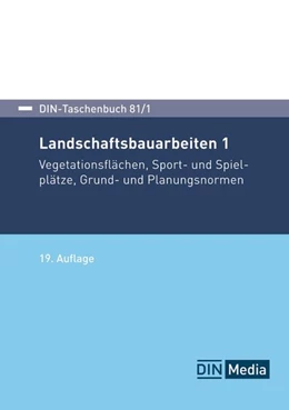 Abbildung von DIN-Taschenbuch 81/1 - Buch mit E-Book | 19. Auflage | 2026 | beck-shop.de