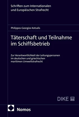 Abbildung von Kotsalis | Täterschaft und Teilnahme im Schiffsbetrieb | 1. Auflage | 2026 | 84 | beck-shop.de