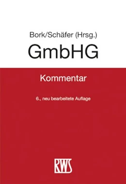 Abbildung von Bork | GmbHG | 6. Auflage | 2026 | beck-shop.de