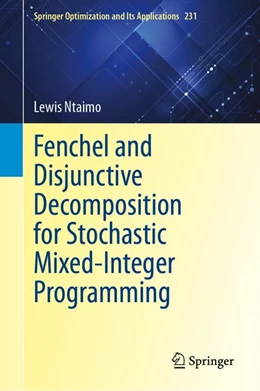 Abbildung von Ntaimo | Fenchel and Disjunctive Decomposition for Stochastic Mixed-Integer Programming | 1. Auflage | 2026 | beck-shop.de