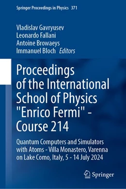 Abbildung von Gavryusev / Fallani | Proceedings of the International School of Physics 