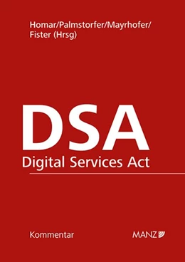 Abbildung von Homar / Palmstorfer | Digital Services Act DSA | 1. Auflage | 2026 | beck-shop.de
