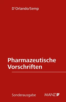 Abbildung von D'Orlando / Semp | Pharmazeutische Vorschriften | 1. Auflage | 2026 | 48 | beck-shop.de