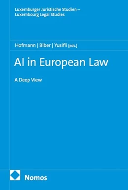 Abbildung von Hofmann / Biber | AI in European Law | 1. Auflage | 2026 | beck-shop.de
