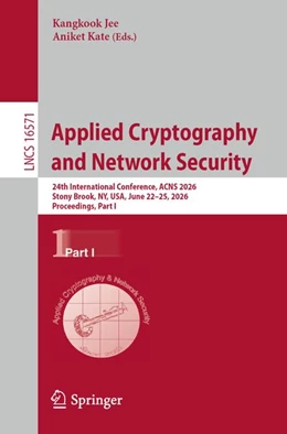 Abbildung von Jee / Kate | Applied Cryptography and Network Security | 1. Auflage | 2026 | beck-shop.de