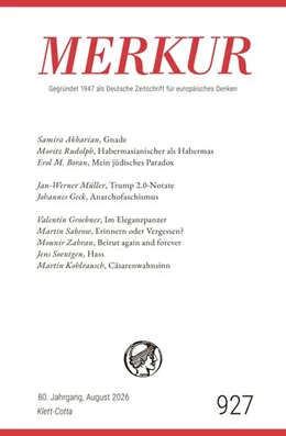 Abbildung von Knörer / Demand | MERKUR 8/2026, Jg.80 | 1. Auflage | 2026 | beck-shop.de