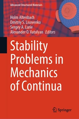 Abbildung von Altenbach / Lisovenko | Stability Problems in Mechanics of Continua | 1. Auflage | 2026 | beck-shop.de