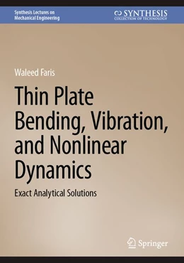 Abbildung von Faris | Thin Plate Bending, Vibration, and Nonlinear Dynamics | 1. Auflage | 2026 | beck-shop.de