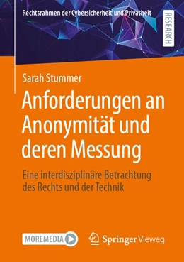 Abbildung von Stummer | Anforderungen an Anonymität und deren Messung | 1. Auflage | 2026 | beck-shop.de